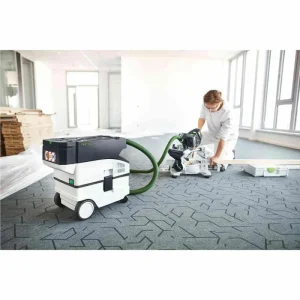 Festool Nass-Trockensauger Absaugmobil Cleantec, CTMC MIDI I-Plus, 15 L, 4x18V/5,0Ah, Staubklasse M 14