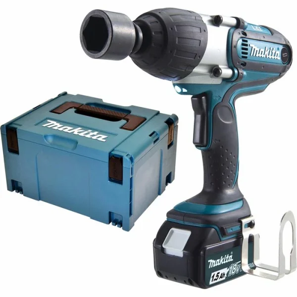 Makita Akku-Schlagschrauber DTW450Y1J, 440Nm, 18V / 1,5Ah, Mit Akku Und Koffer 1