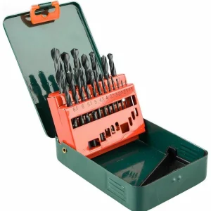 Metabo Bohrer HSS-R-Bohrerkassette, 627151000, 19-teiliges Set, HSS-R DIN 338 Metallbohrer 8