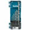 Makita Bohrer D-75742 HSS G, 6-teiliges Set, Metallbohrer 19