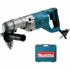 Makita Winkelbohrmaschine 710 W, DA4000LR, 710W, Mit Wechselbarem Winkel, Zahnkranzbohrfutter 7