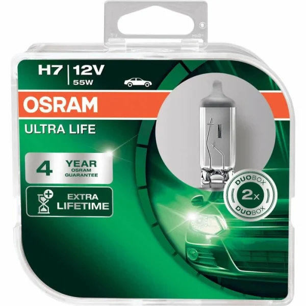 Osram Auto-Lampe Ultra Life 64210ULT, H7, 12V, Scheinwerferlampe, 2 Stück 1