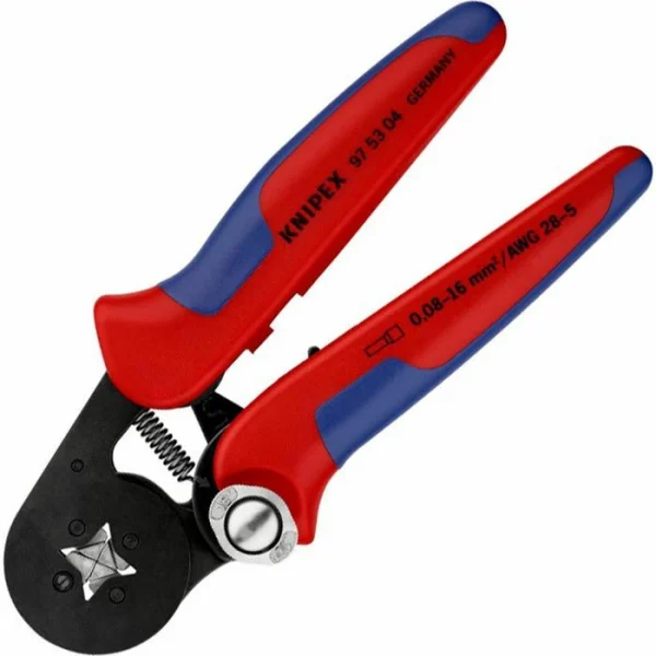 Knipex Crimpzange 97 53 04, Mit Seiteneinführung, Selbsteinstellend, Für Aderendhülsen 0,08 – 16mm² 1