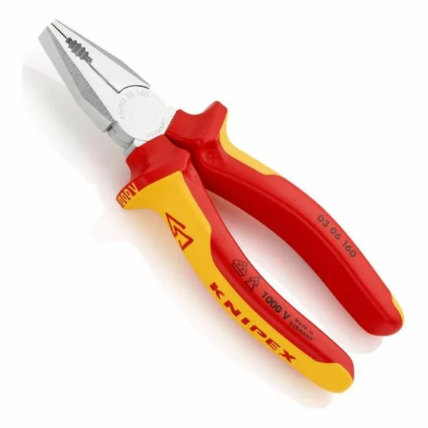 Knipex Kombizange 03 06 160, 160mm, VDE Isoliert 1