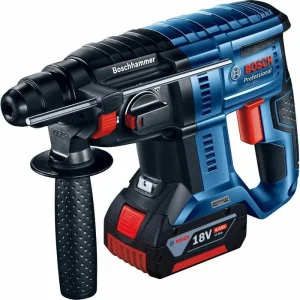 Bosch Bohrhammer GBH 18V-21 Professional, SDS+, 18V / 4,0Ah, 2 Akkus, Tiefenanschlag & Koffer + GRATIS Prämie 9