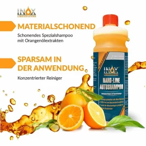 INOX Autoshampoo Nano Line, 4011701, Hochkonzentrat, Mit Orangenölextrakt, 1 Liter 15