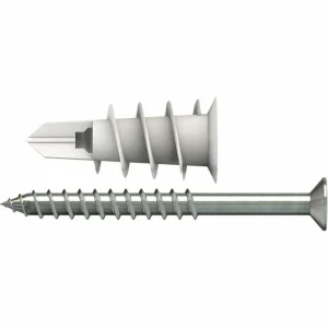 Tox Dübel-Schraubensortiment 068101231 Spiral 32 S, Gipskartondübel + Schrauben, 100-teilig 15