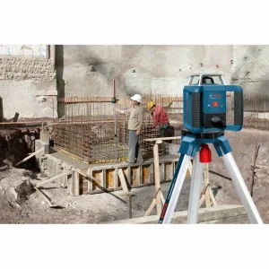 Bosch Rotationslaser GRL 400 H, Selbstnivellierend, 360 Grad, Empfänger, Stativ, Messlatte + GRATIS Zubehör 14