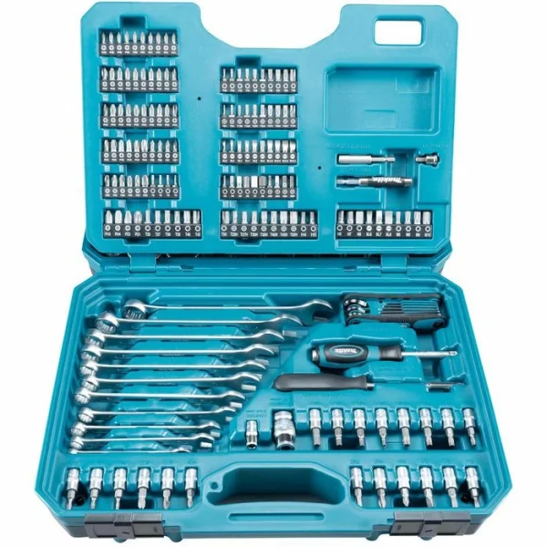 Makita Werkzeugkoffer E-10883, Werkzeug-Set, 221-teilig, Im Klappkoffer 1