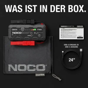 NOCO Starthilfegerät Boost X GBX55, 12V, 1750A, Auto, Diesel & Motorrad, Powerbank, 2100mAh 13