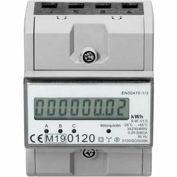 Orno Stromzähler OR-WE-520 MID Geeicht, 230V / 400V, 3-phasig 1