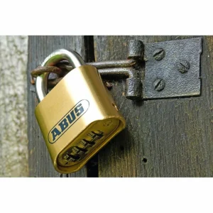 Abus Vorhängeschloss Marine 180IB/50, 52mm, 4-fach Zahlenschloss, Seetauglich, Level 5 Messing 12