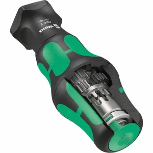 Wera Schraubendreher 826 T Kraftform Turbo, Getriebe-Schraubendreher, Mit Bitaufnahme 8