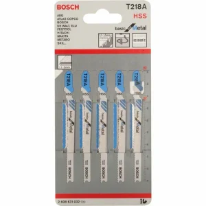 Bosch Stichsägeblätter T 218 A Basic For Metal, Für Metall, 5 Stück 6