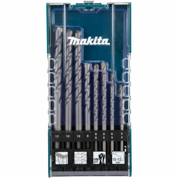 Makita Bohrer D-77126, 12-teiliges Set, 4-12 Mm, Steinbohrer 1