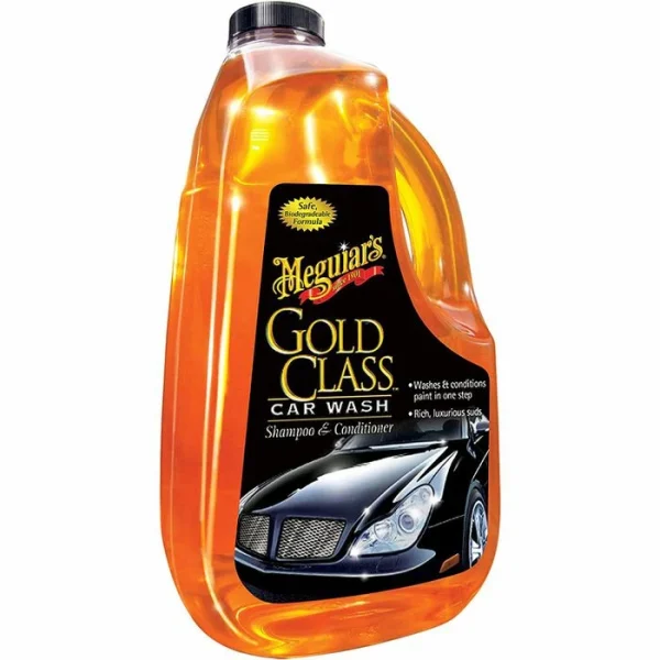 Meguiars Autoshampoo Gold Class Shampoo G7164, Konzentrat, Schnelltrocknend, Flasche, 1,89 Liter 1