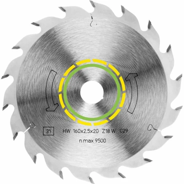 Festool Kreissägeblatt Standard W24, 769667, 350 X 30mm, 24 Zähne, Für Holz 1