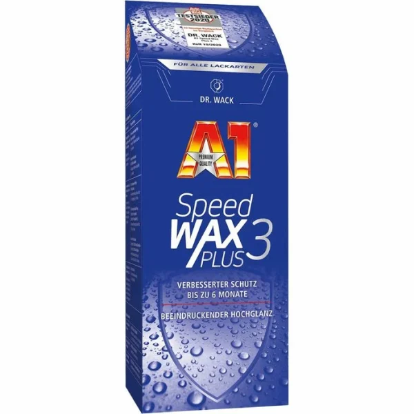 Dr. Wack Dr.Wack Lackversiegelung A1 Speed Wax Plus 3, Abperleffekt, Hochglanz, 2630, Flasche, 500ml 1