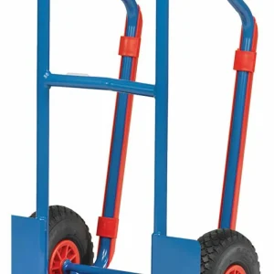 Fetra Sackkarre Kufenkarre B1331L, Luftbereifung, Tragkraft 300kg, Schaufel 48x30cm 13