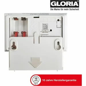 Gloria CO-Melder KO2D, EN 50291, 10 Jahre, Batterie Wechselbar, Display 16