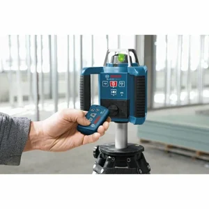 Bosch Rotationslaser GRL 300HVG Selbstnivellierend, 360 Grad, Empfänger, Stativ, Messlatte + GRATIS Zubehör 14