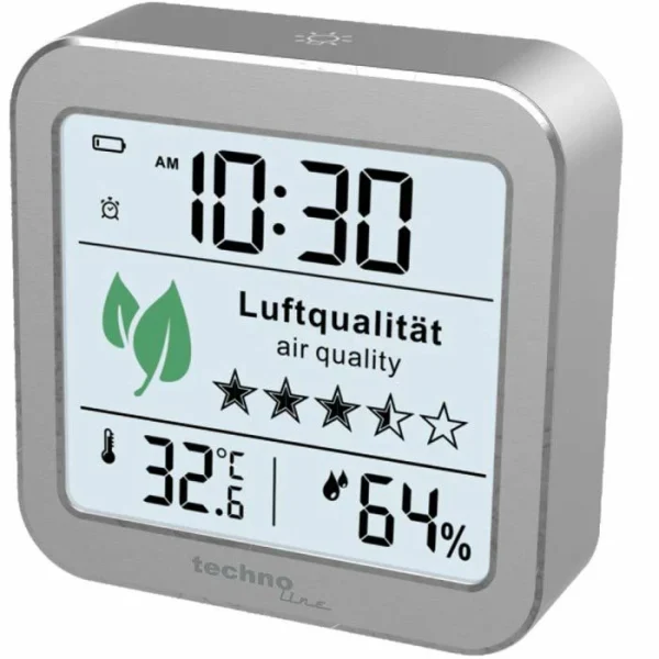 Technoline CO2-Messgerät WL 1020, Mit Thermo-Hygrometer, Ampelanzeige 1