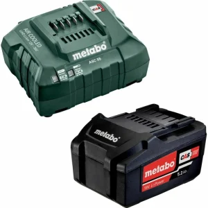 Metabo Akku-Bohrschrauber BS 18 LTX Quick, 18V / 5,2Ah, Mit 2 Akkus Und Koffer 19