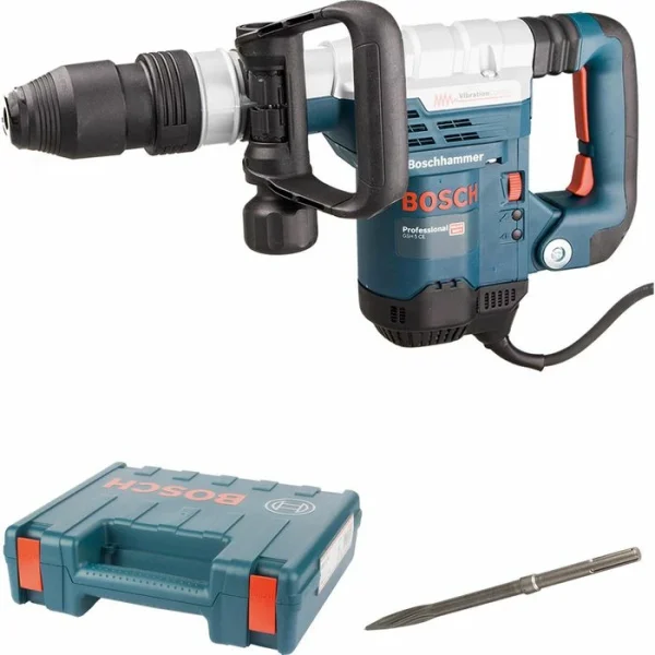 Bosch Stemmhammer GSH 5 CE, SDS Max, 1150 W, Mit Spitzmeißel Und Koffer 1