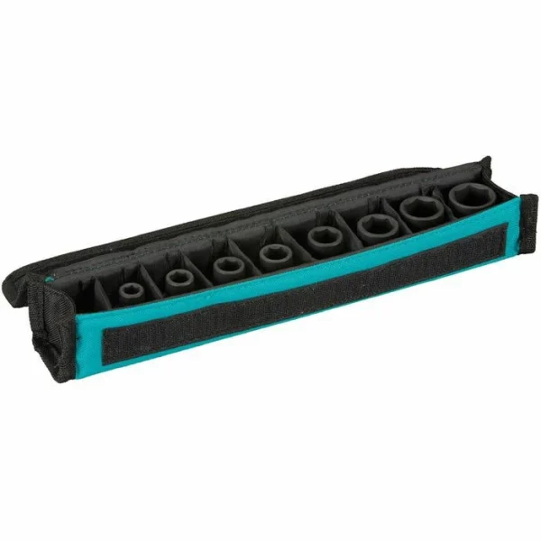 Makita Steckschlüssel E-02989, 8-teilig, 8-21mm Schlüsselweite – 32mm Länge, 1/2 Zoll 3