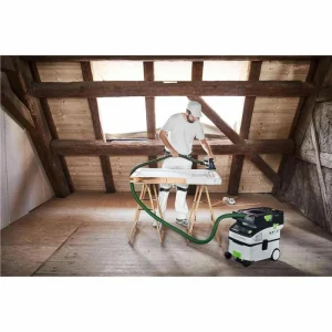 Festool Nass-Trockensauger Absaugmobil Cleantec, CTMC MIDI I-Plus, 15 L, 4x18V/5,0Ah, Staubklasse M 22