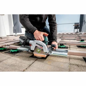 Metabo Handkreissäge KS 18 LTX 66 BL, 18V / 8,0Ah, Mit 2 Akkus, Schnittleistung Bis 66mm 12