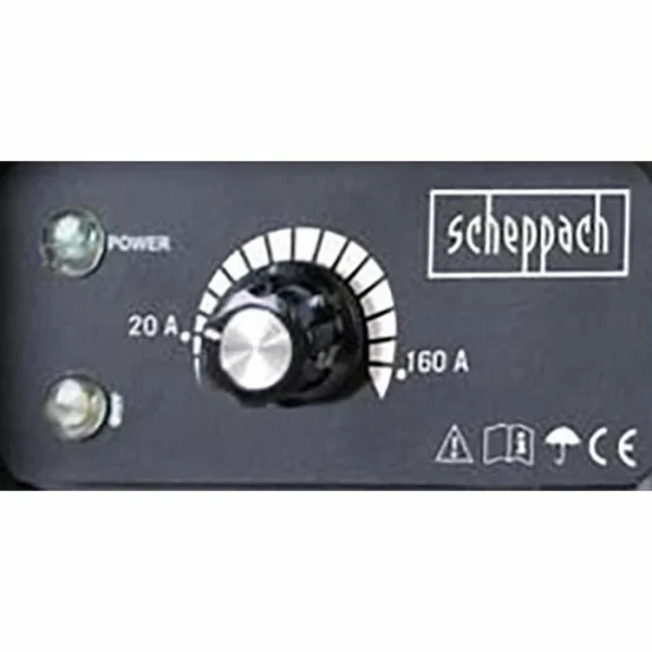 Scheppach Schweißgerät WSE1100 Inverter, Elektrodenschweißen, 20-160 A, Set 3