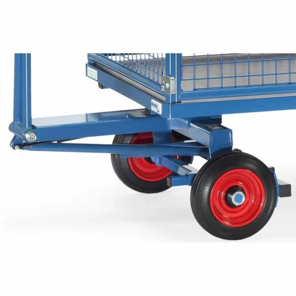 Fetra Handwagen 6433V, Mit 4 Gitterwänden, Vollgummireifen, Tragkraft 700kg, 1200 X 800mm 4