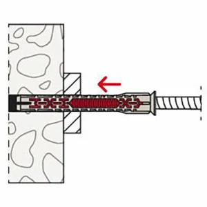 Fischer Dübel-Schraubensortiment DuoXpand 10×160 T, Langschaftdübel + Schrauben, 100-teilig 22