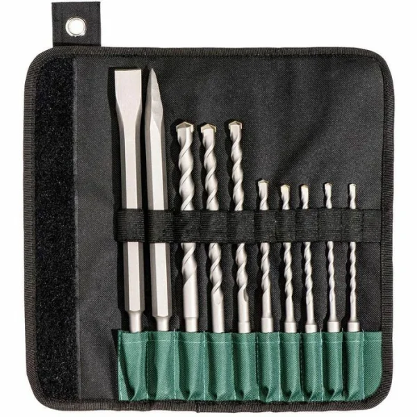 Metabo Bohrer SDS-Plus Bohrer-Meisselset SP, SDS+, 10-teiliges Set, Stein, Betonbohrer 1