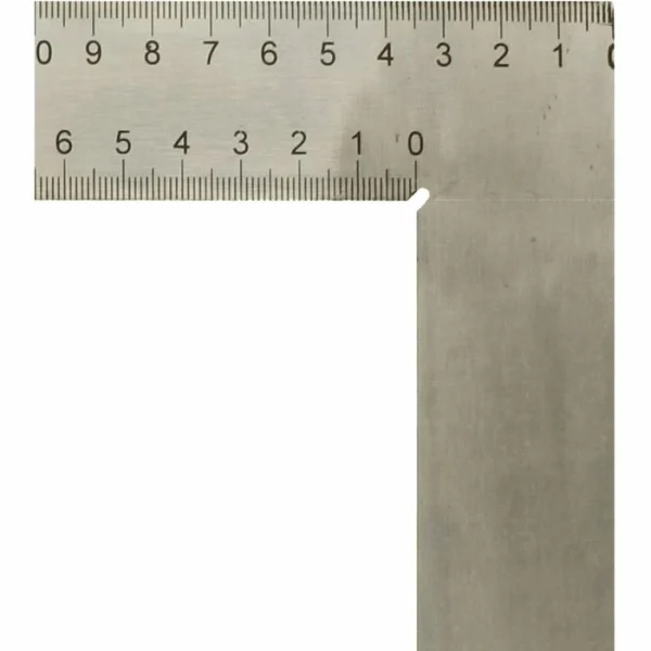 Hedue Zimmermannswinkel ZV, V100, 1000mm, Aus Verzinktem Stahl, Mm-Skala 3