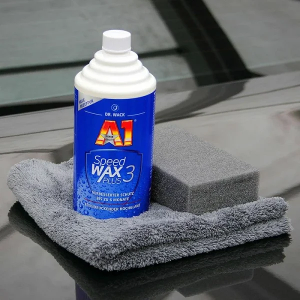 Dr. Wack Dr.Wack Lackversiegelung A1 Speed Wax Plus 3, Abperleffekt, Hochglanz, 2630, Flasche, 500ml 6