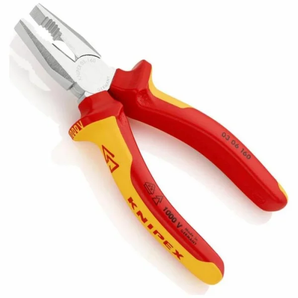 Knipex Kombizange 03 06 160, 160mm, VDE Isoliert 3