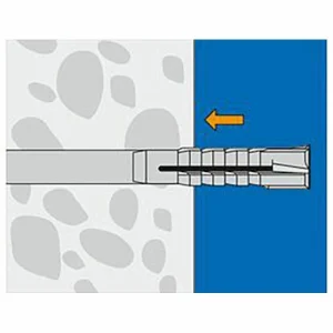 Upat Dübel 538442, UVD II 12×60, 12 X 60mm, Universaldübel, 25 Stück 12