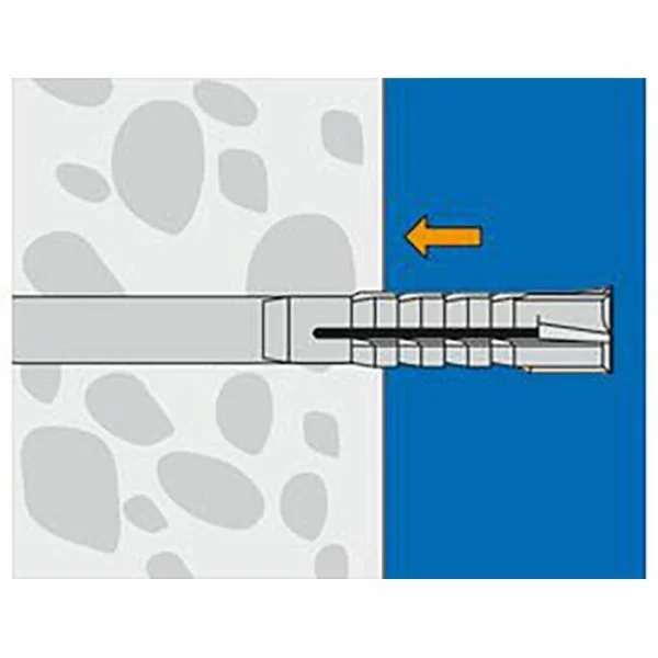 Upat Dübel 538442, UVD II 12×60, 12 X 60mm, Universaldübel, 25 Stück 3