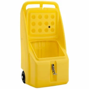 CEMO Streugutbehälter Go Box, 70 Liter, Aus Polyethylen, Gelb / Gelb, Mobil 7