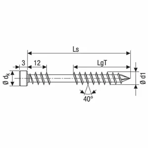 Spax Terrassenschraube T-Star Plus 0537000500503, 5 X 50mm, Edelstahl A2, Zylinderkopf, 200 Stück 8