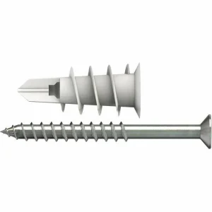 Tox Dübel-Schraubensortiment 068101231 Spiral 32 S, Gipskartondübel + Schrauben, 100-teilig 13