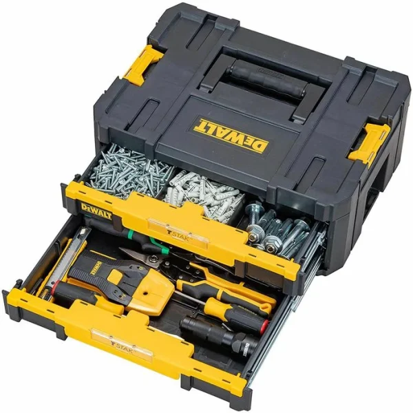 DeWalt Sortimentskasten TSTAK Box IV, DWST1-70706, Kunststoff, 440 X 176 X 314mm, Mit 2 Schubladen 4