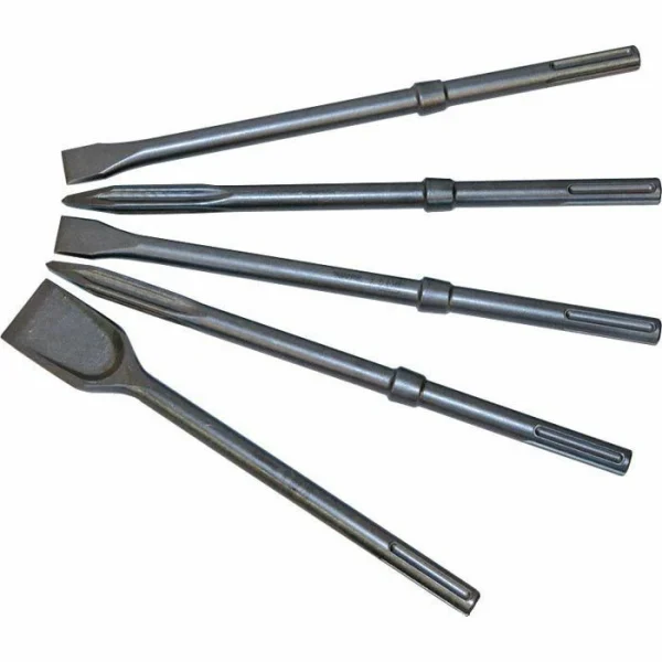 Makita Meißel-Set B 30520, SDS-Max, 5-teilig, Spitz, Flach Und Breitmeißel 1