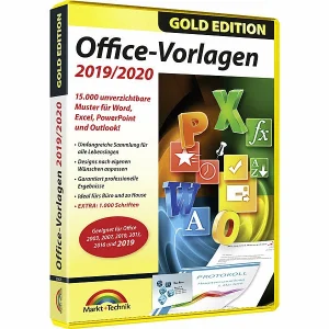 Markt+Technik MUT Office Software:Das Große Office-Paket Mit 17.000 Office-Vorlagen Und 9 E-Books 32