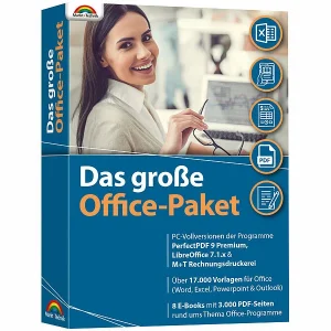 Markt+Technik MUT Office Software:Das Große Office-Paket Mit 17.000 Office-Vorlagen Und 9 E-Books 24