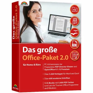 Markt+Technik MUT Software Office-Paket:Das Große Office-Paket 2.0 Mit über 3.260 Office-Vorlagen & 13 E-Books 28