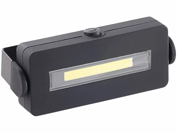 Lunartec Magnetlampe:Schwenkbare Arbeitsleuchte Mit COB-LED, 3 W, 100 Lm, Magnet, IPX4 3