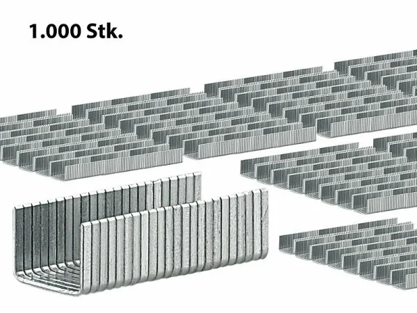 AGT Tackerklammern:1000 Heftklammern, 11,3 Mm Breite Und 8 Mm Länge 1